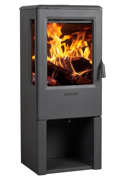 Westbo Nobel Gusseisenofen mit Seitenscheiben