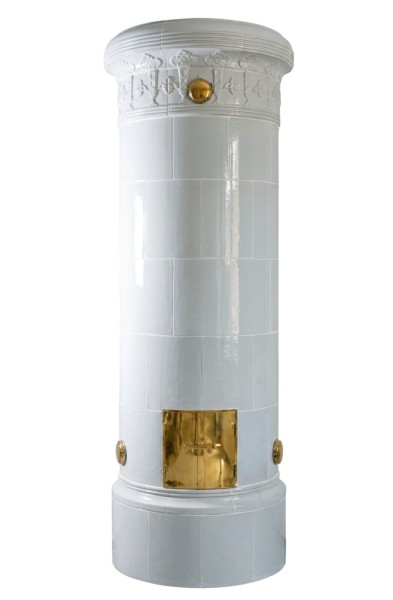 Kachelofen Karlskrona Lichtgrau